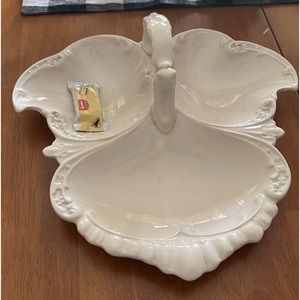 Antique William Adams and Sons of England Ironstone divided platter